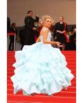  Blak Lively Awards Princess Shoulder Straps Lace Long Prom Dress