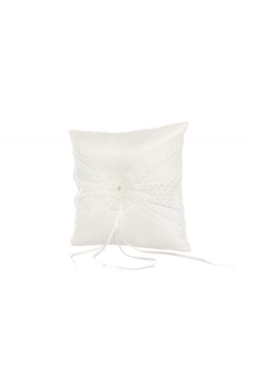 Delicate Wedding Rings Pillows Ivory 21*21CM