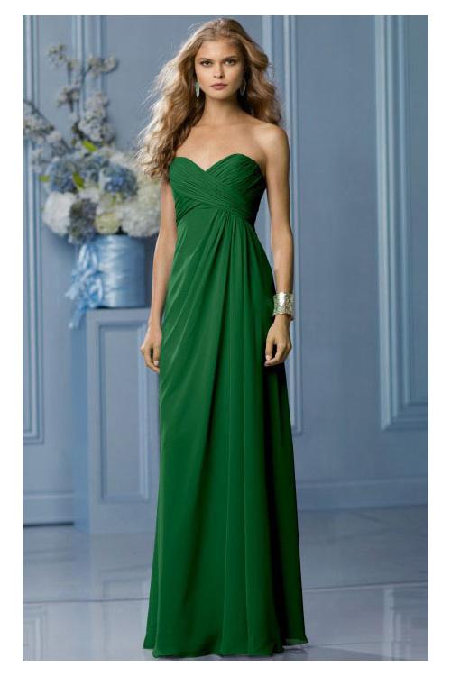 Zipper Sleeveless Floor-length Natural Sweetheart Bridesmaid Dresses