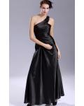 Taffeta Backless A-line Floor-length One Shoulder Bridesmaid Dresses