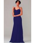 A-line Natural Sweetheart Chiffon None Bridesmaid Dresses