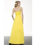 Zipper A-line Chiffon Empire Floor-length Bridesmaid Dresses