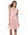 Sleeveless Jewel Knee-length None Chiffon Bridesmaid Dresses