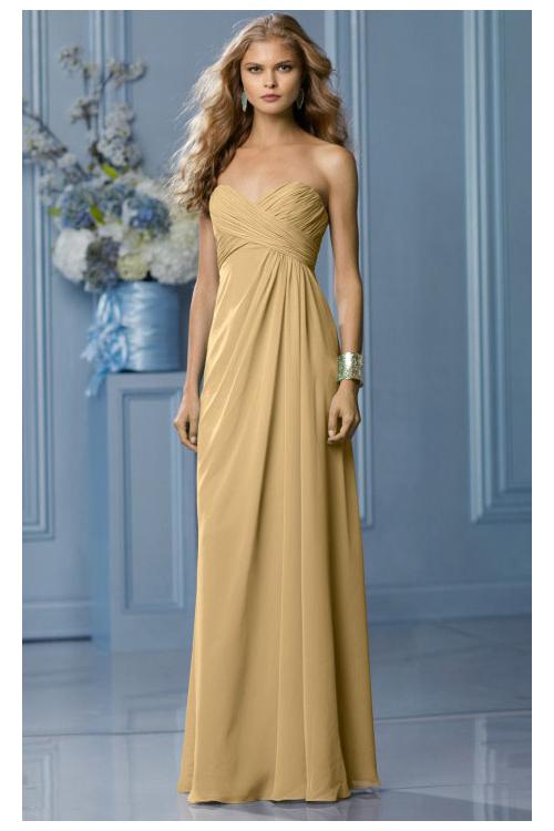 Zipper Sleeveless Floor-length Natural Sweetheart Bridesmaid Dresses