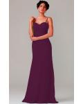 A-line Natural Sweetheart Chiffon None Bridesmaid Dresses