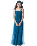 Chiffon Sleeveless Floor-length Spaghetti Straps A-line Bridesmaid Dresses