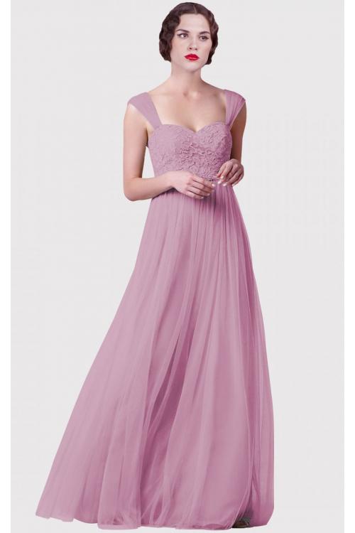 Princess Natural Tulle Sweetheart Sleeveless Bridesmaid Dresses