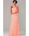A-line Natural Sweetheart Chiffon None Bridesmaid Dresses