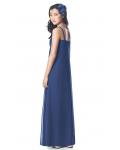 Chiffon Sleeveless Floor-length Spaghetti Straps A-line Bridesmaid Dresses