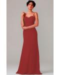 A-line Natural Sweetheart Chiffon None Bridesmaid Dresses