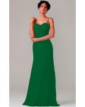 A-line Natural Sweetheart Chiffon None Bridesmaid Dresses
