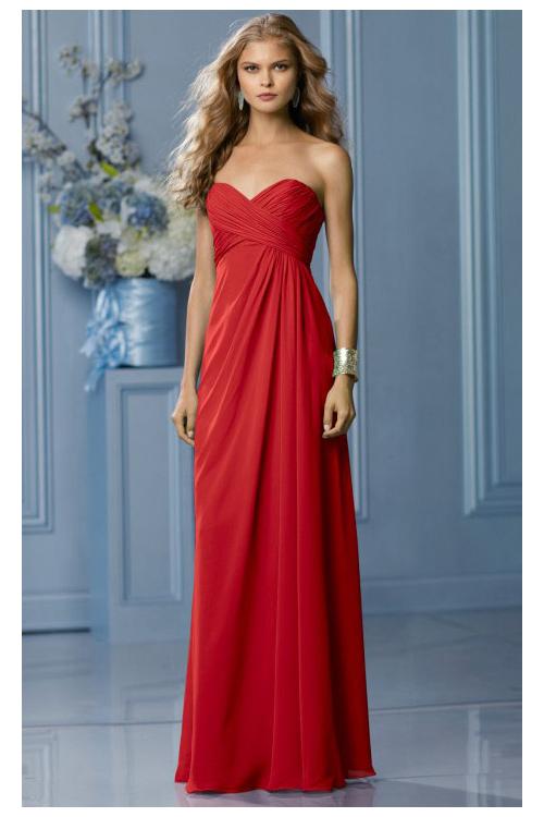 Zipper Sleeveless Floor-length Natural Sweetheart Bridesmaid Dresses