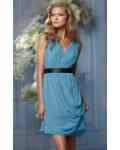 None Natural Sleeveless Knee-length Chiffon Bridesmaid Dresses