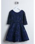 Knee-length Half sleeves Sequins Lace Flowergirl Dresses