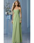 Zipper Sleeveless Floor-length Natural Sweetheart Bridesmaid Dresses