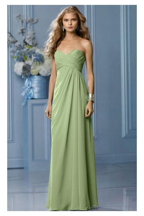 Zipper Sleeveless Floor-length Natural Sweetheart Bridesmaid Dresses