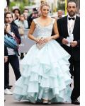  Blak Lively Awards Princess Shoulder Straps Lace Long Prom Dress
