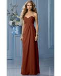 Zipper Sleeveless Floor-length Natural Sweetheart Bridesmaid Dresses