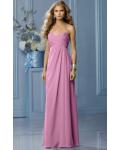 Zipper Sleeveless Floor-length Natural Sweetheart Bridesmaid Dresses