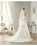 Charming Two Tiers Lace Tulle Wedding Veils 