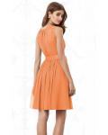 Sleeveless Jewel Knee-length None Chiffon Bridesmaid Dresses