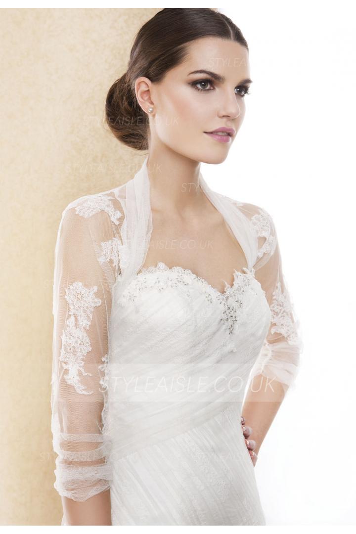 Charming 3/4 Length Sleeve Lace Wedding Jackets