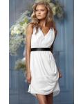 None Natural Sleeveless Knee-length Chiffon Bridesmaid Dresses