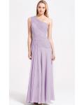 Zipper A-line Sleeveless Floor-length One Shoulder Bridesmaid Dresses