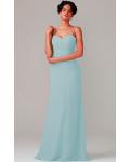 A-line Natural Sweetheart Chiffon None Bridesmaid Dresses