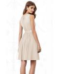 Sleeveless Jewel Knee-length None Chiffon Bridesmaid Dresses