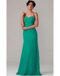 A-line Natural Sweetheart Chiffon None Bridesmaid Dresses