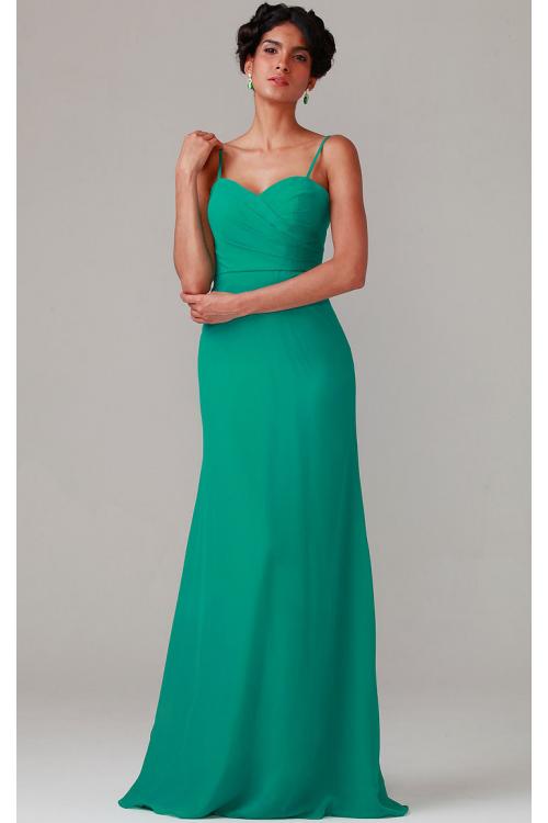 A-line Natural Sweetheart Chiffon None Bridesmaid Dresses