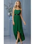 High Low Natural None A-line Sleeveless Chiffon Bridesmaid Dresses