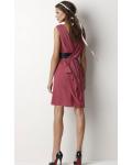 Sleeveless Natural Short Zipper Chiffon Bridesmaid Dresses