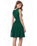 Sleeveless Jewel Knee-length None Chiffon Bridesmaid Dresses