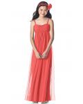 Chiffon Sleeveless Floor-length Spaghetti Straps A-line Bridesmaid Dresses