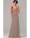 A-line Natural Sweetheart Chiffon None Bridesmaid Dresses