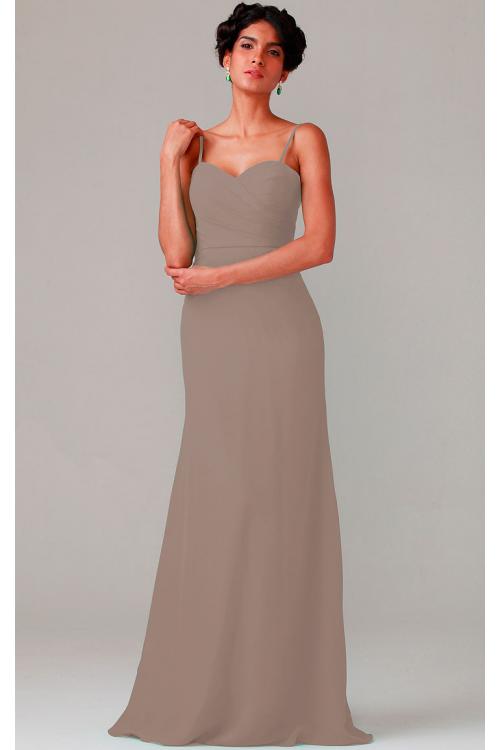 A-line Natural Sweetheart Chiffon None Bridesmaid Dresses