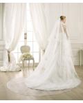 Simple Two Tiers Tulle Wedding Veils 