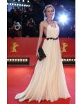 Diane Kruger Berlin Film Festival Backless Long Chiffon Prom Dress 