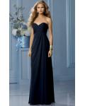 Zipper Sleeveless Floor-length Natural Sweetheart Bridesmaid Dresses