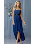 High Low Natural None A-line Sleeveless Chiffon Bridesmaid Dresses