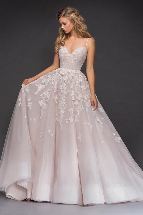 Elegant Cheap A-line Spaghetti Straps Sweetheart Sleeveless Lace Appliques Court Train Long Tulle Wedding Dresses