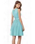 Sleeveless Jewel Knee-length None Chiffon Bridesmaid Dresses