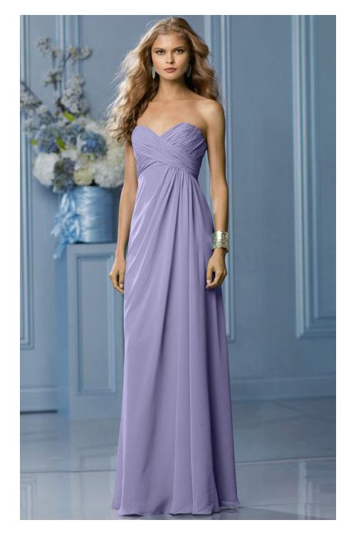 Zipper Sleeveless Floor-length Natural Sweetheart Bridesmaid Dresses