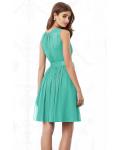 Sleeveless Jewel Knee-length None Chiffon Bridesmaid Dresses