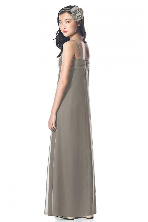 Chiffon Sleeveless Floor-length Spaghetti Straps A-line Bridesmaid Dresses