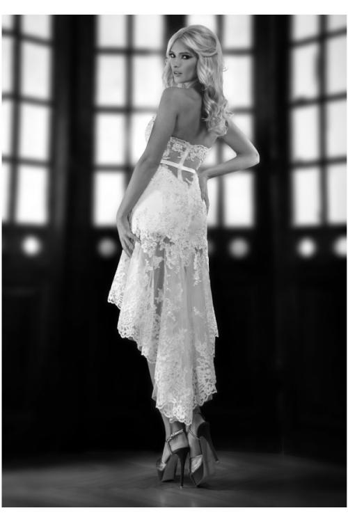 Charming Sheath/Column Sweetheart Beading&Sequins Lace Short/Mini Lace Wedding Dresses 