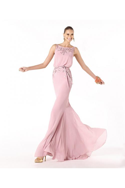 Sexy Trumpet/Mermaid Spaghetti Straps Sequins Floor-length Chiffon Cocktail Dresses 