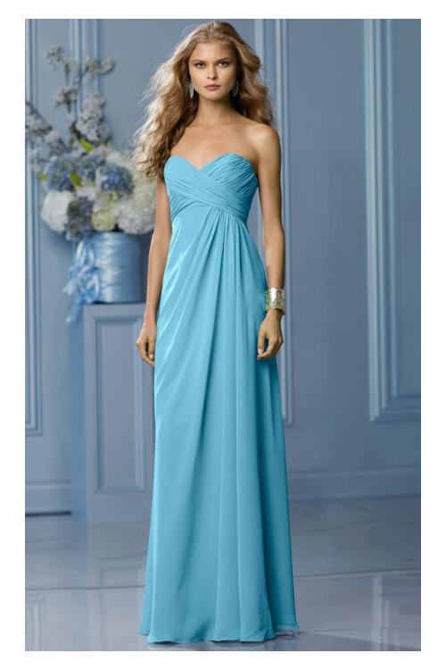 Zipper Sleeveless Floor-length Natural Sweetheart Bridesmaid Dresses